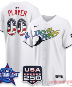 Tampa Bay Rays All-Star Game 2026 “Devil Rays” Edition Custom Player Jersey