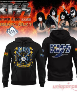Tampa Bay Rays KISS Forever Band Tour 2026 Black Collection Hoodie Tampa Bay Rays KISS Forever Band Tour 2026 Black Collection Hoodie