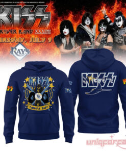 Tampa Bay Rays KISS Forever Band Tour 2026 Blue Collection Hoodie