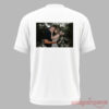 Taylor Swift JusT&T Married 2026 Limited Edition T-Shirt back view featuring a photo of Taylor and Travis Kelce