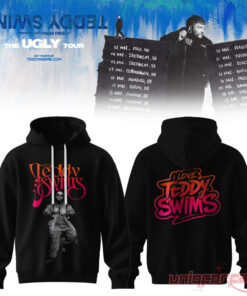 Teddy Swims Concert The Ugly Tour Black Hoodie Edition Teddy Swims Concert The Ugly Tour Black Hoodie Edition