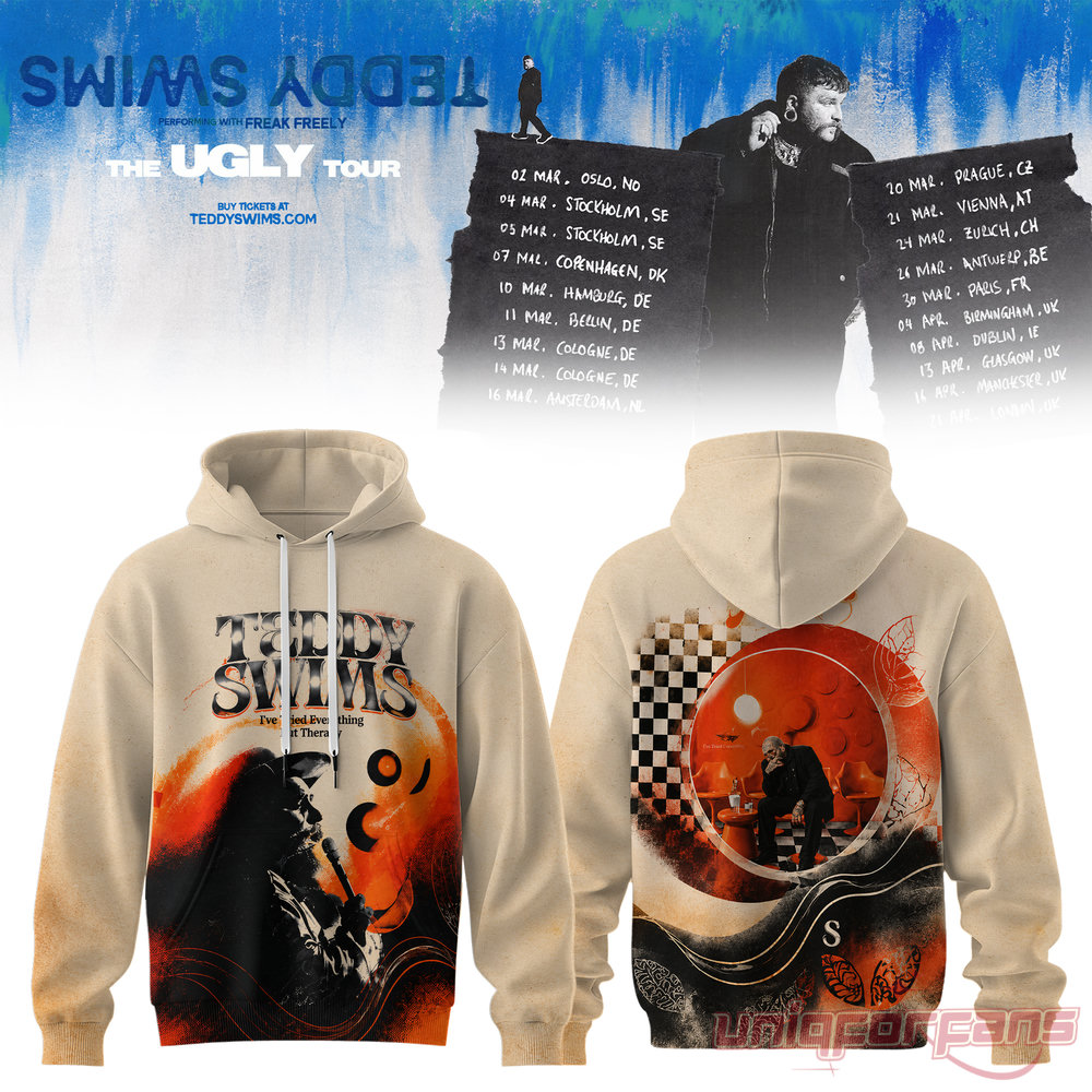 Teddy Swims Special Edition Hoodie The Ugly Tour 2026 Teddy Swims Special Edition Hoodie The Ugly Tour 2026