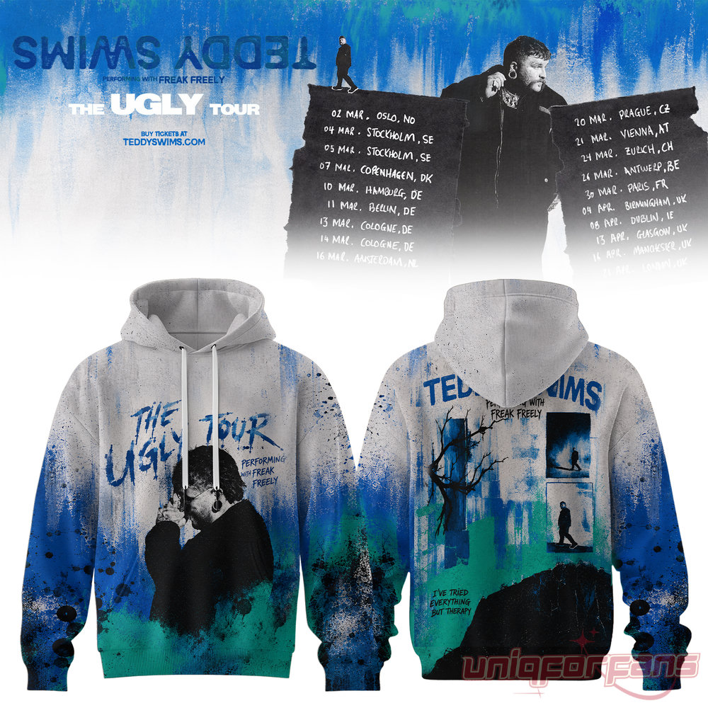 Teddy Swims Special Edition Hoodie The Ugly Tour 2026 Teddy Swims Special Edition Hoodie The Ugly Tour 2026