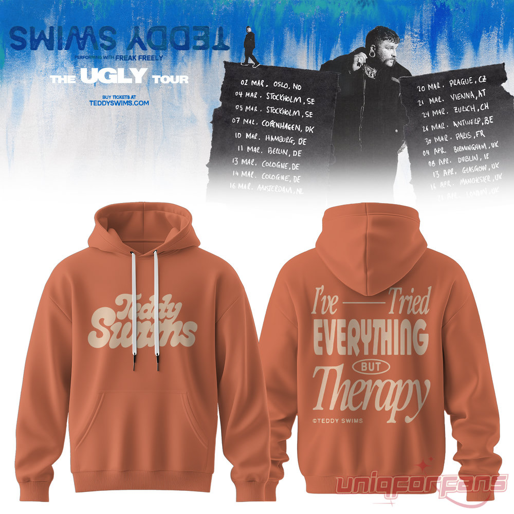 Teddy Swims Special Edition Hoodie The Ugly Tour 2026 Teddy Swims Special Edition Hoodie The Ugly Tour 2026