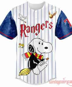 Texas Rangers Peanuts Harry Potter 2026 Special Edition Baseball Jersey