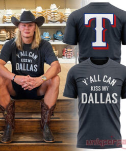 Texas Rangers x Erling Haaland Y’all Can Kiss My Dallas Edition T-Shirt