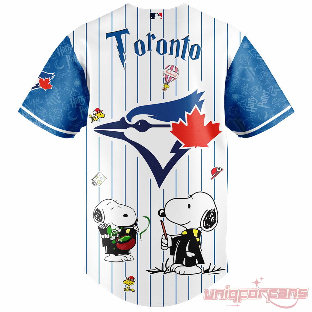 Toronto Blue Jays Peanuts Harry Potter 2026 Edition Baseball Jersey Toronto Blue Jays Peanuts Harry Potter 2026 Edition Baseball Jersey