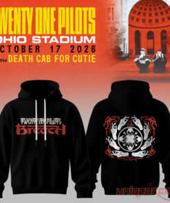 Twenty One Pilots At Ohio Stadium Black Hoodie Collection