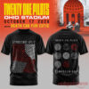 Twenty One Pilots Concert At The Ohio Stadium T-shirt Black Collection Stressed Out style with 9-circle back print
