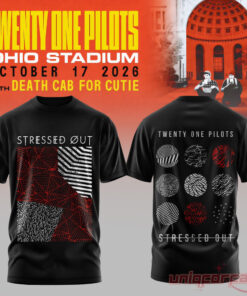 Twenty One Pilots Concert At The Ohio Stadium T-shirt Black Collection
