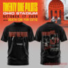 Twenty One Pilots Concert At The Ohio Stadium T-shirt Black Collection featuring live photo collage back design