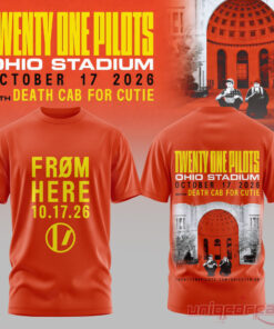 Twenty One Pilots OH Tour 2026 At Ohio Stadium Red Edition T-shirt