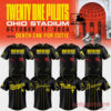 Twenty One Pilots Ohio Stadium 2026 Baseball Jersey MLB All Team Collection in black with yellow trim and band back graphics