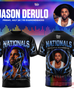 Washington Nationals x Jason Derulo Postgame Summer Concert Series T-Shirt