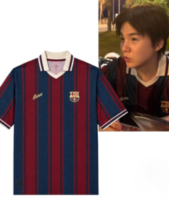 BTS Suga FC Barcelona Special Edition Soccer Jersey