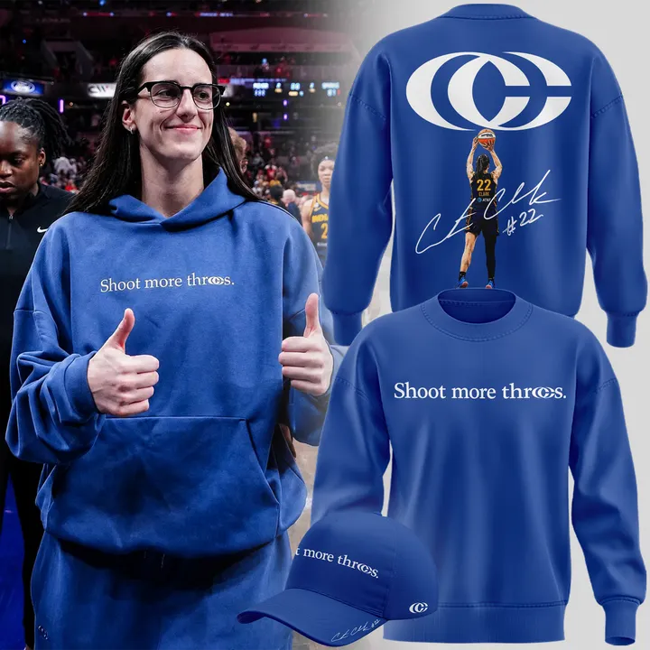 Caitlin Clark “Shoot More Threes”Logo and Signatures Edition Sweatshirt Caitlin Clark “Shoot More Threes”Logo and Signatures Edition Sweatshirt