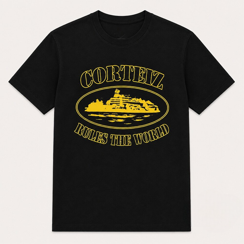 AS Monaco Folarin Balogun Corteiz Rules The World Special Edition Tee AS Monaco Folarin Balogun Corteiz Rules The World Special Edition Tee