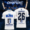 NY Knicks 2026 NBA Finals Champs Hello Kitty Blue T-Shirt