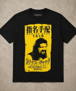 Jamie Hayter Wanted Dead Cactus Jack  Japanese Inspired Tee