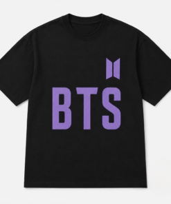 Ronaldinho Brasil BTS Purple Logo Black Shirt