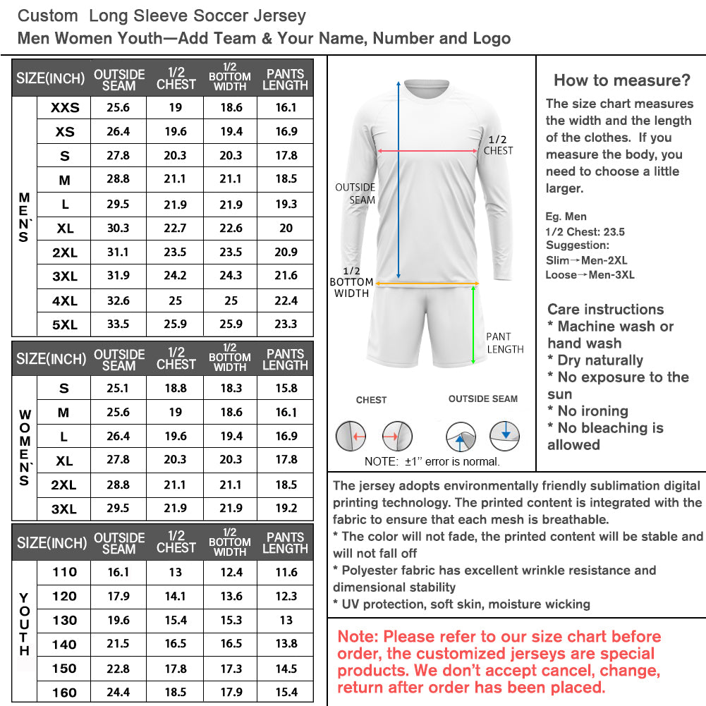 Long Sleeve Football Jersey