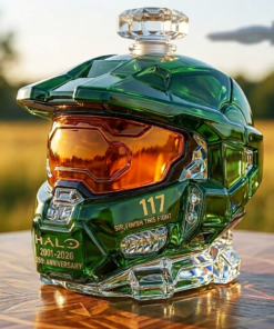 Halo 25th Anniversary Whiskey Bottle