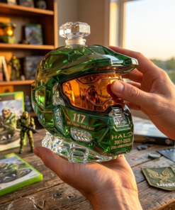 Halo 25th Anniversary Whiskey Bottle