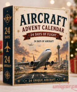 24 Days of Flight Aircraft Advent Calendar Toy Set