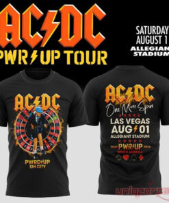 AC/DC Las Vegas Allegiant Stadium PWR UP Tour 2026 Shirt