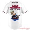 Alan Jackson x Atlanta Braves 2026 At Truist Park Baseball Jersey back featuring Alan Jackson bobblehead graphic