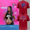 Atlanta Dream Angel Reese Barbie USA Signed Special Shirt front and back views