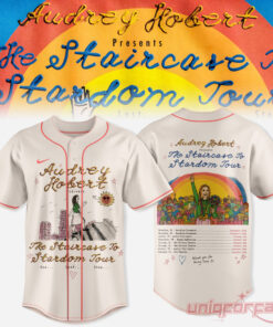 Audrey Hobert Concert Staircase To Stardom Baseball Jersey Audrey Hobert Concert Staircase To Stardom Baseball Jersey