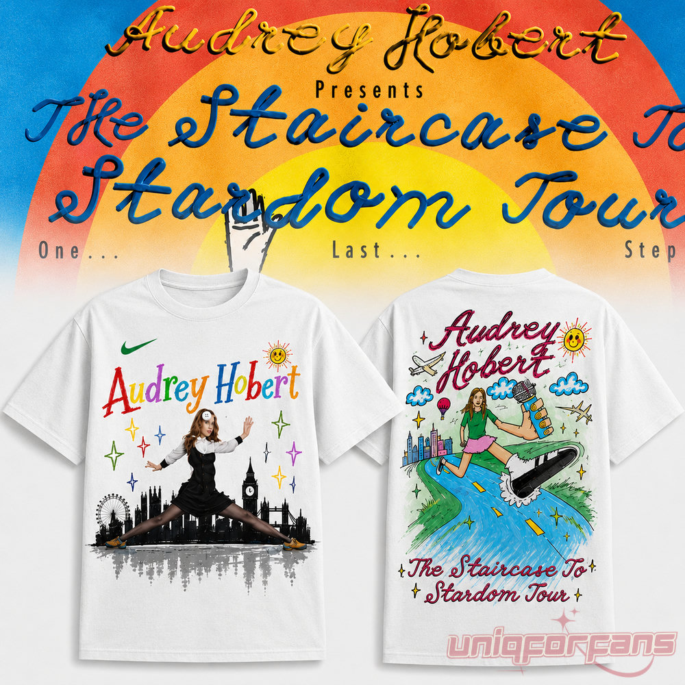 Audrey Hobert Staircase To Stardom Tour Classic Graphic Tee Audrey Hobert Staircase To Stardom Tour Classic Graphic Tee
