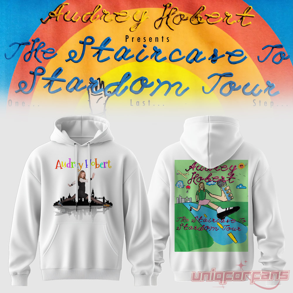 Audrey Hobert Tour The Staircase To Stardom Graphic Hoodie Audrey Hobert Tour The Staircase To Stardom Graphic Hoodie