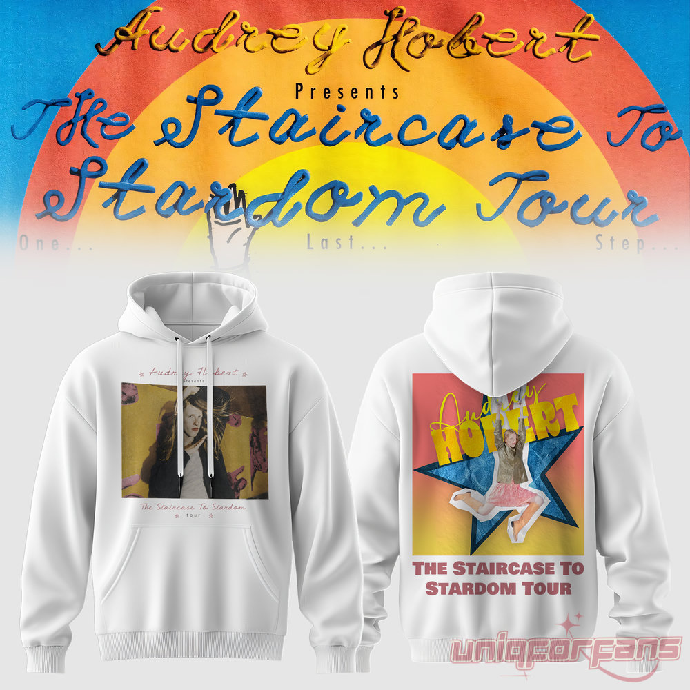 Audrey Hobert Tour The Staircase To Stardom Graphic Hoodie Audrey Hobert Tour The Staircase To Stardom Graphic Hoodie