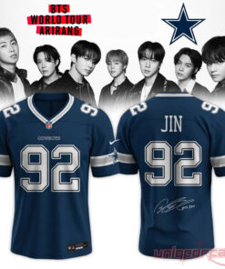 BTS Arirang World Tour x Dallas Cowboys Members Football Jersey