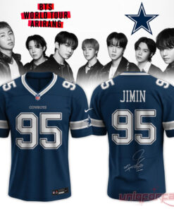 BTS Arirang World Tour x Dallas Cowboys Members Football Jersey