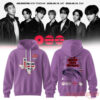 BTS Arlington Tour Arirang Texas Loves BTS At AT&T Stadium Hoodie in purple with Texas state graphic and venue details