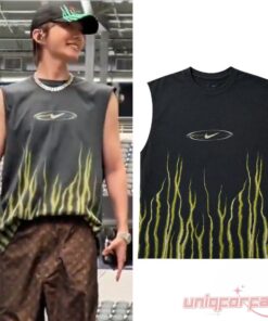 BTS J-Hope Arlington Soundcheck Day 1 Flame Tank Top Shirt