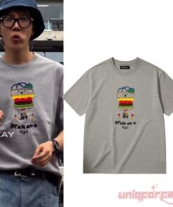 BTS J-Hope Otakaraya NYC Burger Boy Shirt East Rutherford