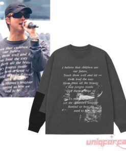 BTS RM Namjoon Arlington Day 1 Whitney Houston The Greatest Love of All Long Sleeve Shirt