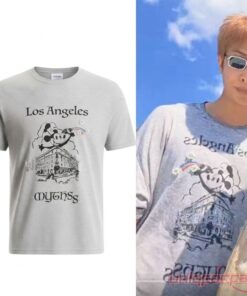 BTS RM Namjoon Paly Hollywood Mythss Mickey Mouse Shirt