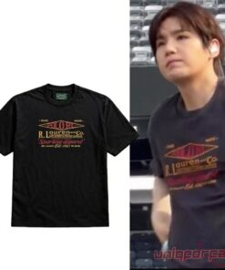 BTS Suga Vintage Logo Ralph Lauren Sporting Apparel Shirt