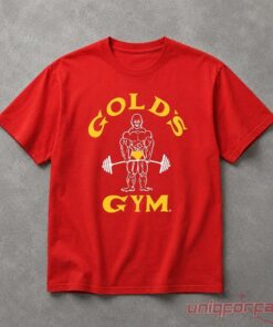 BTS V Kim Taehyung Gold’s Gym Red Graphic T-Shirt