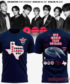 BTS World Tour Arirang Texas Loves BTS AT&T Stadium T-Shirt