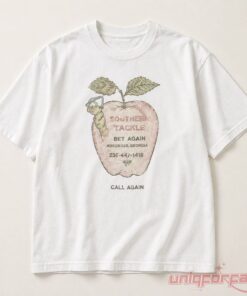 Bad Bunny Southern Tackle Bet Again Apple Off-White T-Shirt