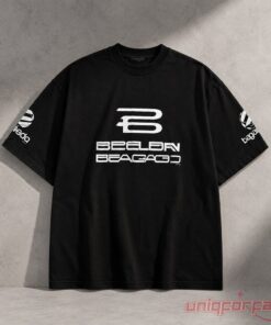 Buffalo Bills Dion Dawkins Balenciaga Style Double Logo Black T-Shirt