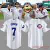 Chicago Cubs x Ashton Irwin 5 Seconds of Summer Jersey at Wrigley Field
