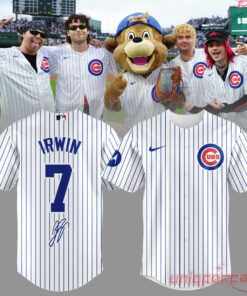 Chicago Cubs x Ashton Irwin 5 Seconds of Summer Jersey at Wrigley Field