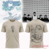 Chiodos 2026 Tour It’s Not You It’s Me Graphic Shirt in beige, featuring vertical band logo and back comic panel art